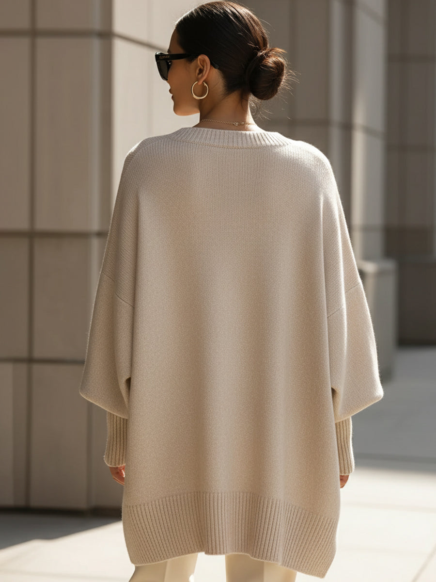Sweter Oversize z Dzianiny