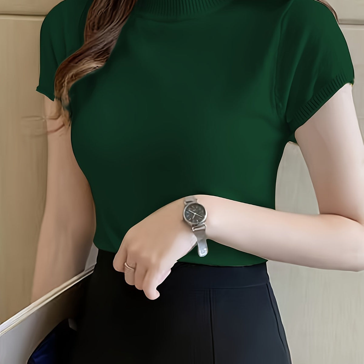 Elegancki Top z Półgolfem