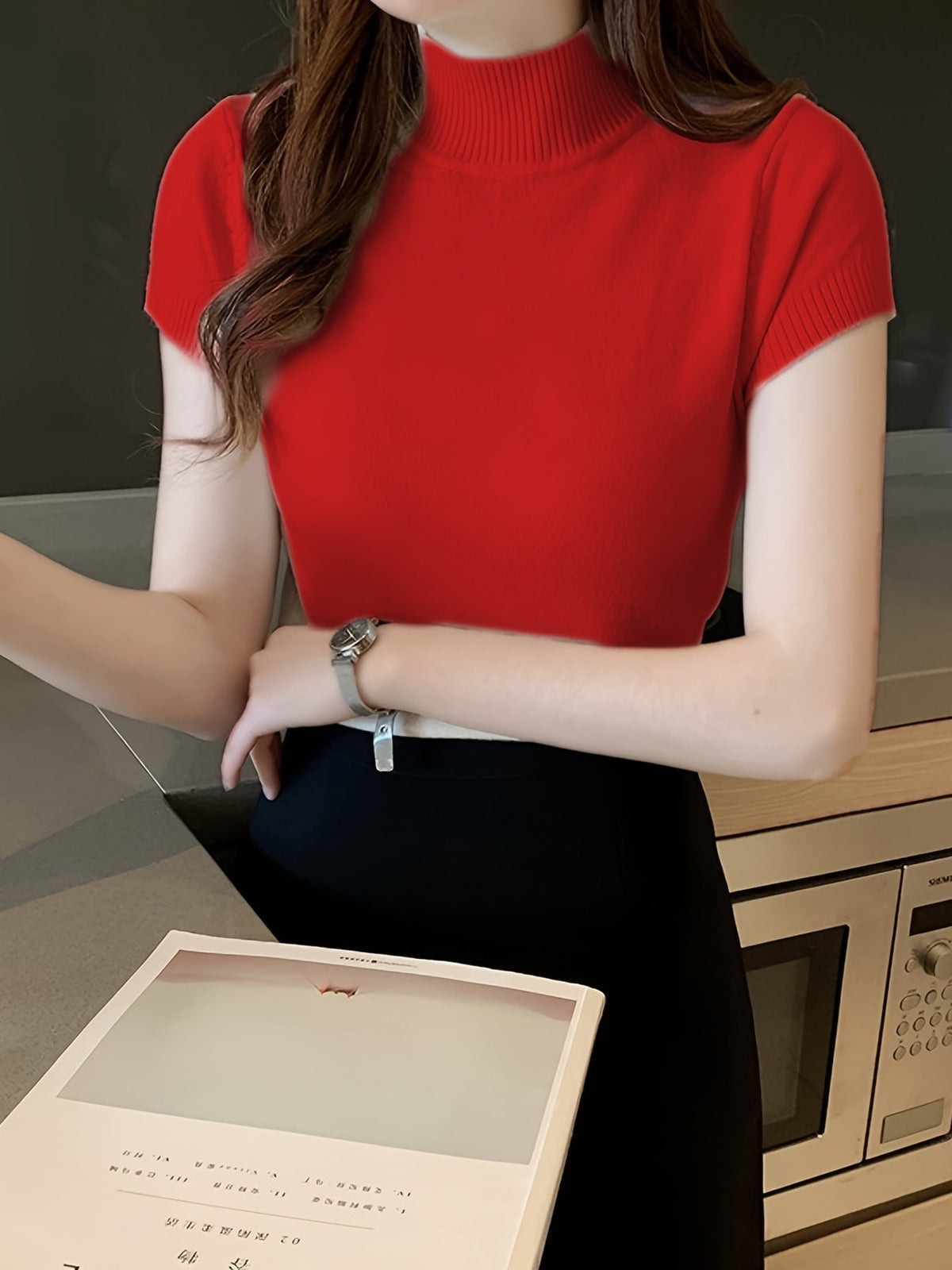 Elegancki Top z Półgolfem