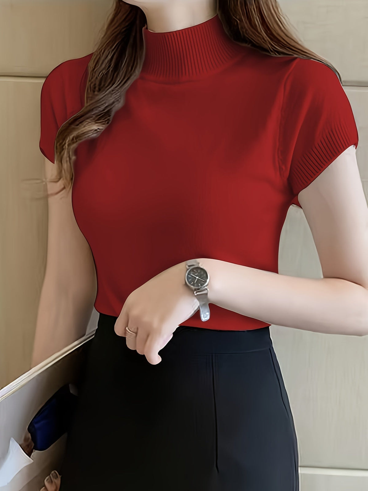 Elegancki Top z Półgolfem