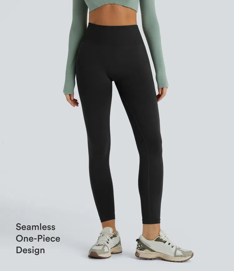 Bezszwowe Legginsy do Jogi Modelujące Brzuch
