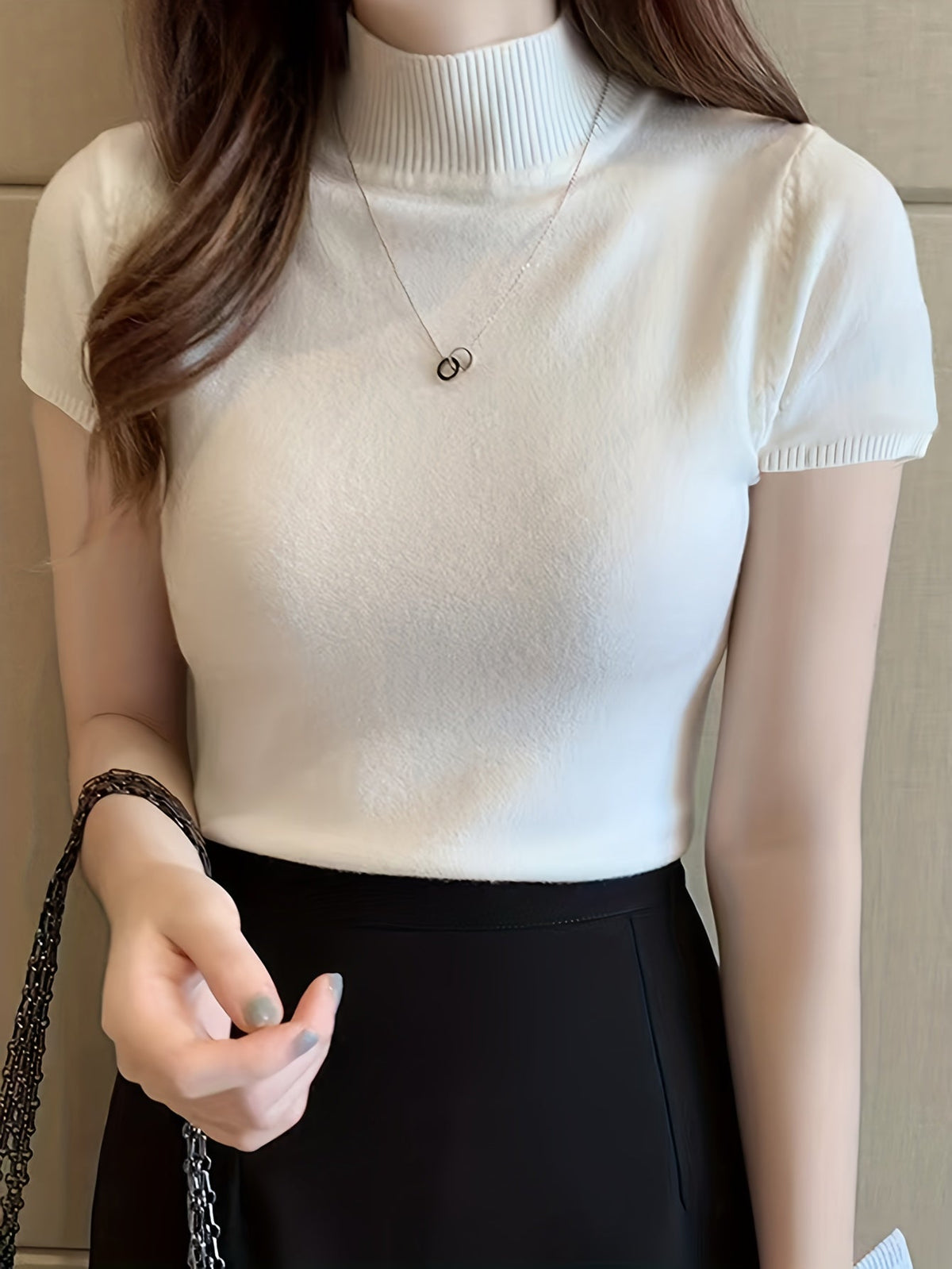 Elegancki Top z Półgolfem