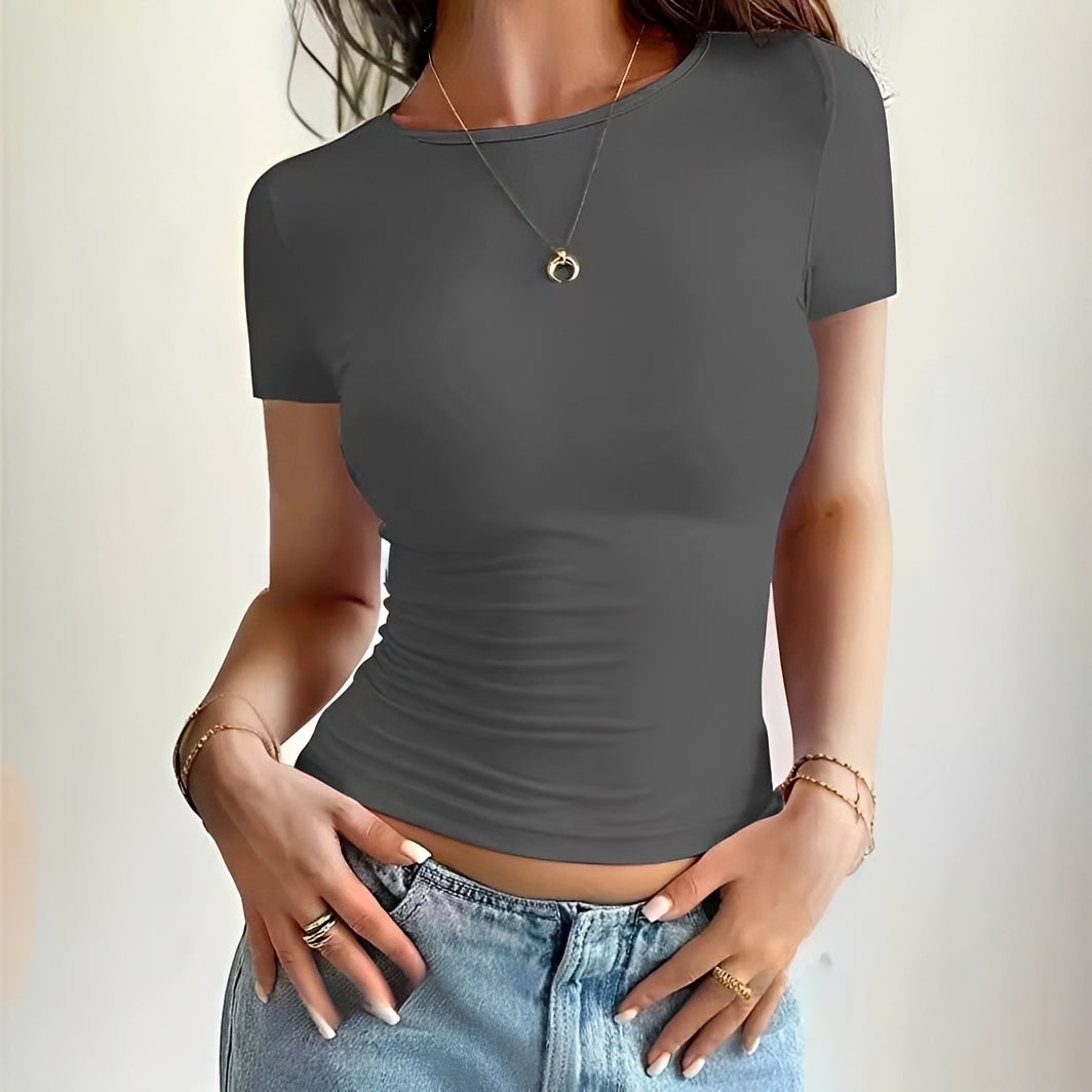 Codzienny dopasowany T-shirt