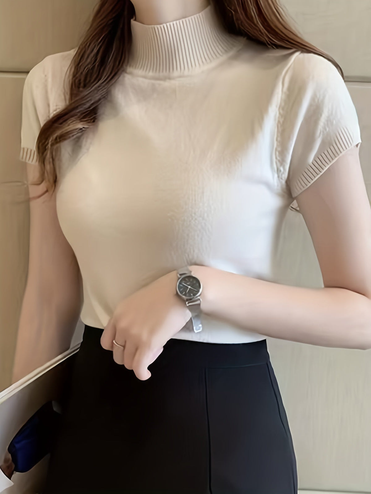 Elegancki Top z Półgolfem