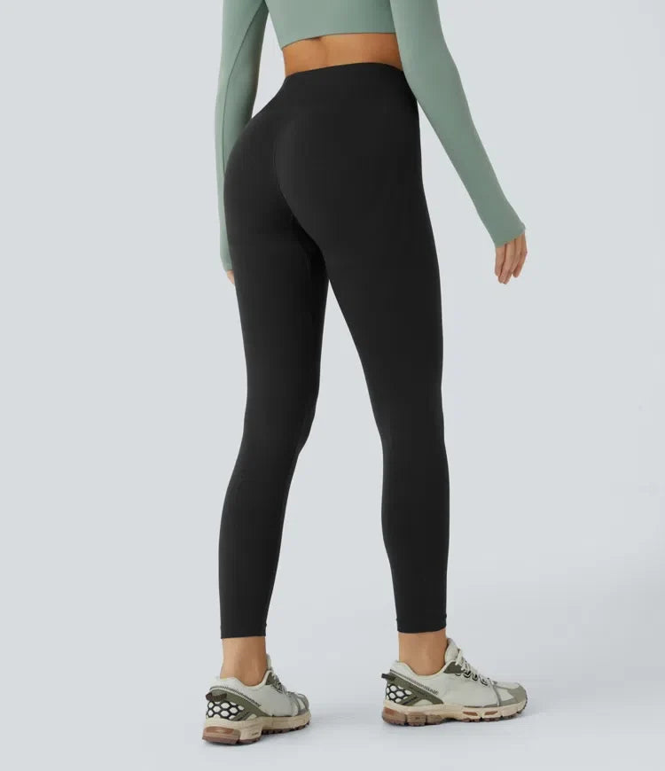 Bezszwowe Legginsy do Jogi Modelujące Brzuch