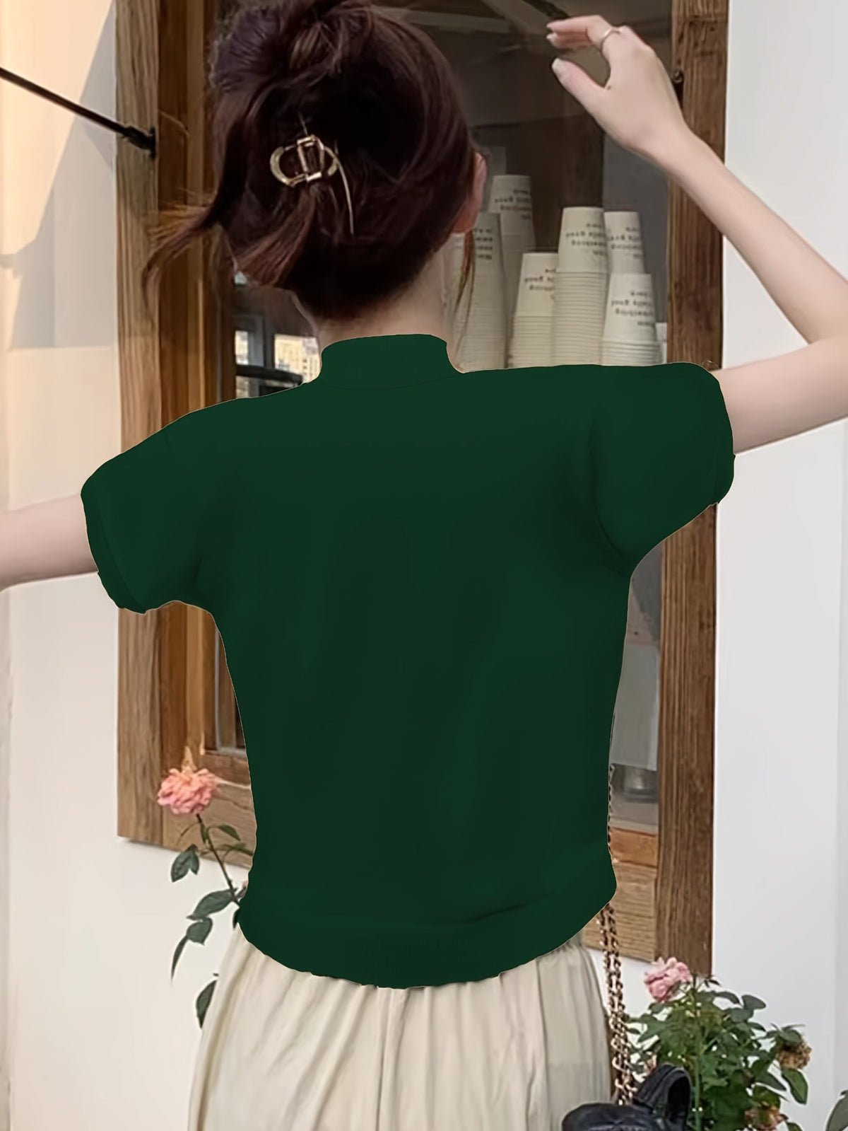 Elegancki Top z Półgolfem