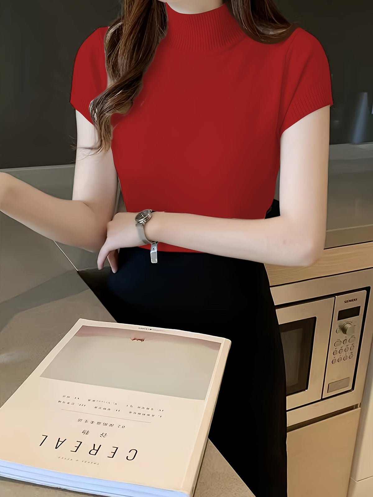 Elegancki Top z Półgolfem