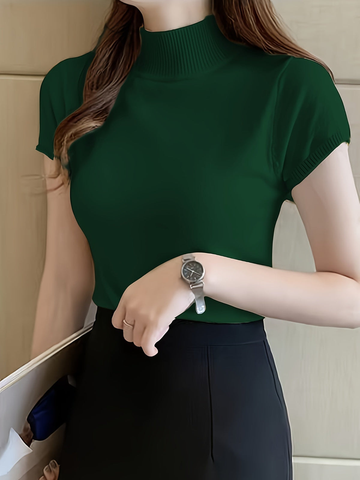 Elegancki Top z Półgolfem